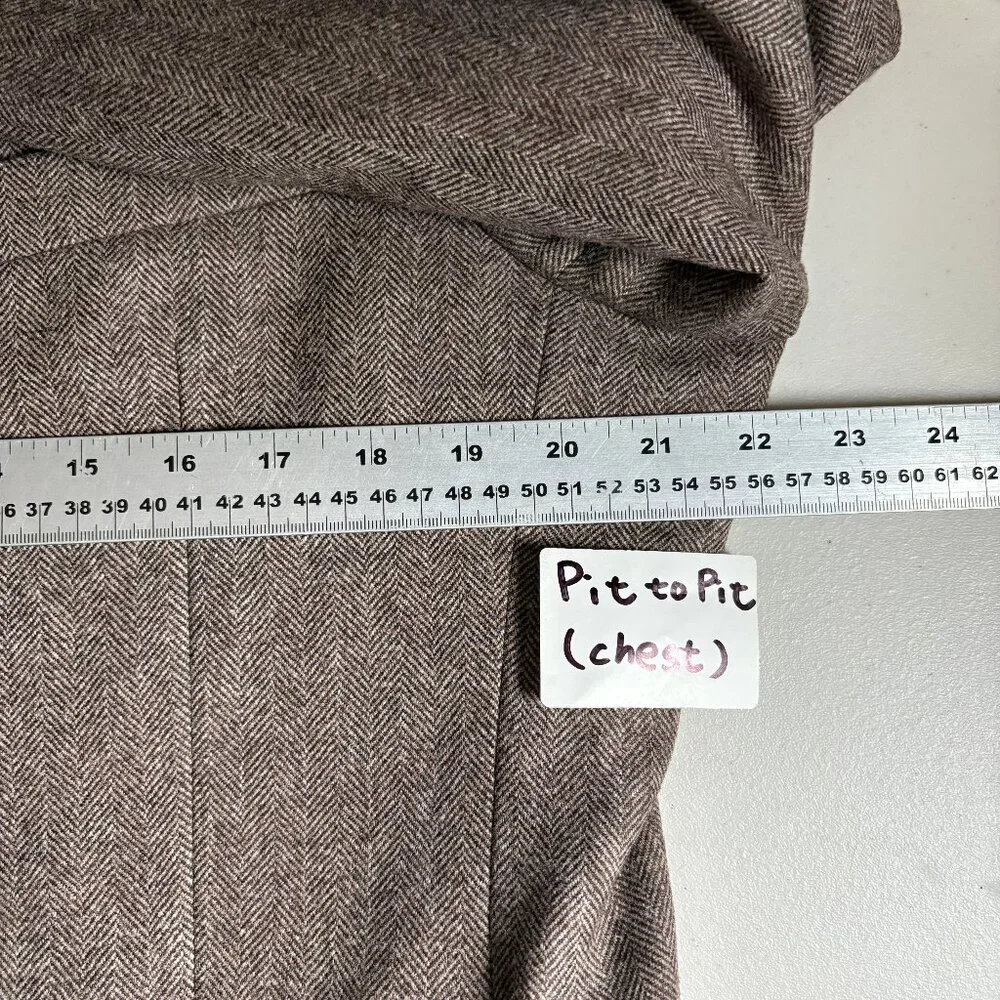 Hackett London Mayfair Wool Herringbone Blazer 2 in 1 Sport Coat - Men's Size 42